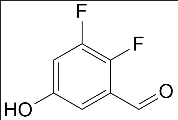 2, 3- difluoro -5- hidroxybenzaldehide; Cas no .: 1806330-39-1