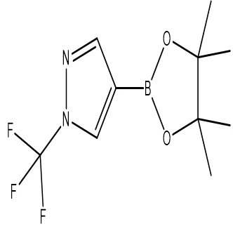4- (tetrametil -1, 3, 2- dioxaborolan -2- yl) -1- (trifluorometil) -1 h-pyrazole; Cas ne.: 1046831-98-4